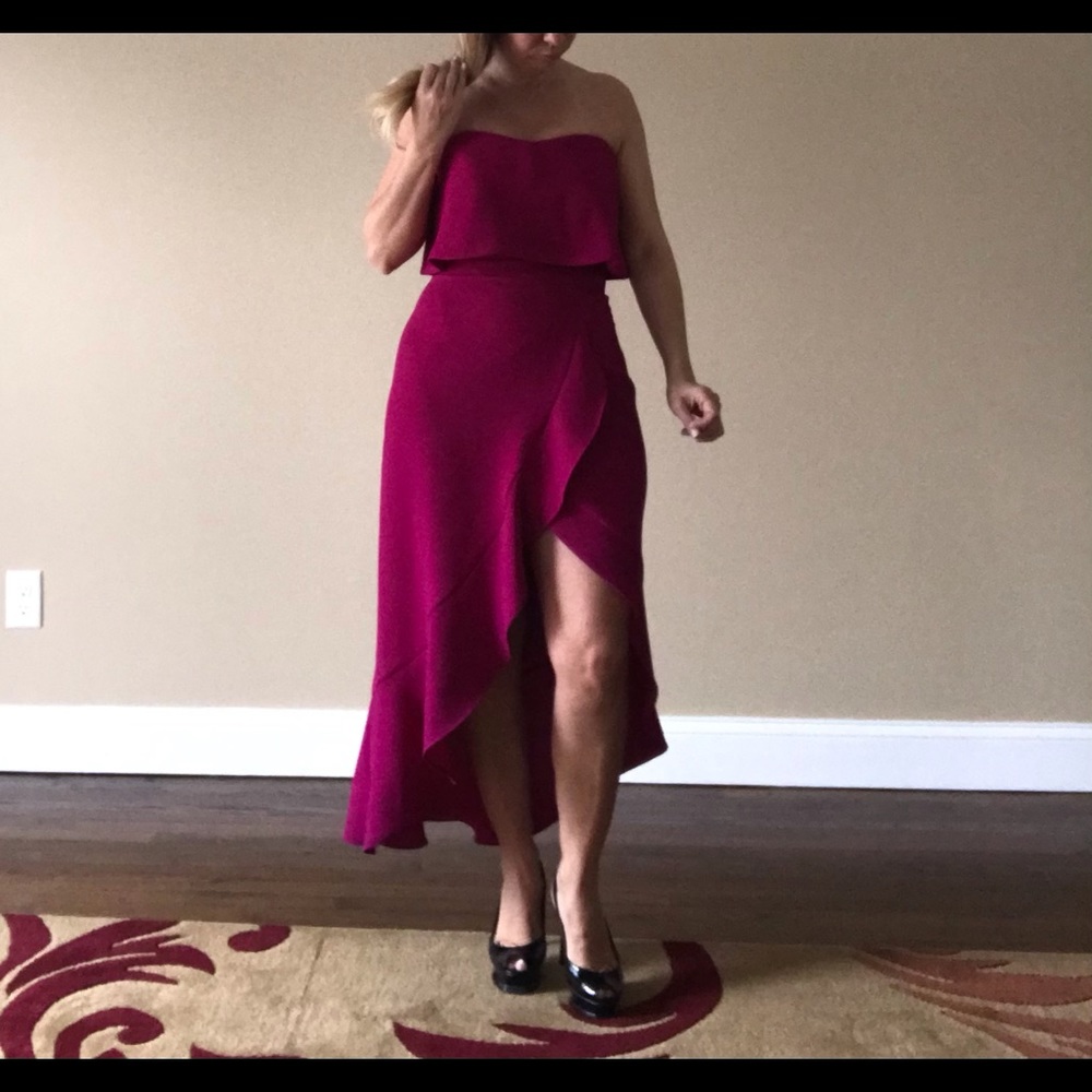 Lord & Taylor Xscape Dress Strapless